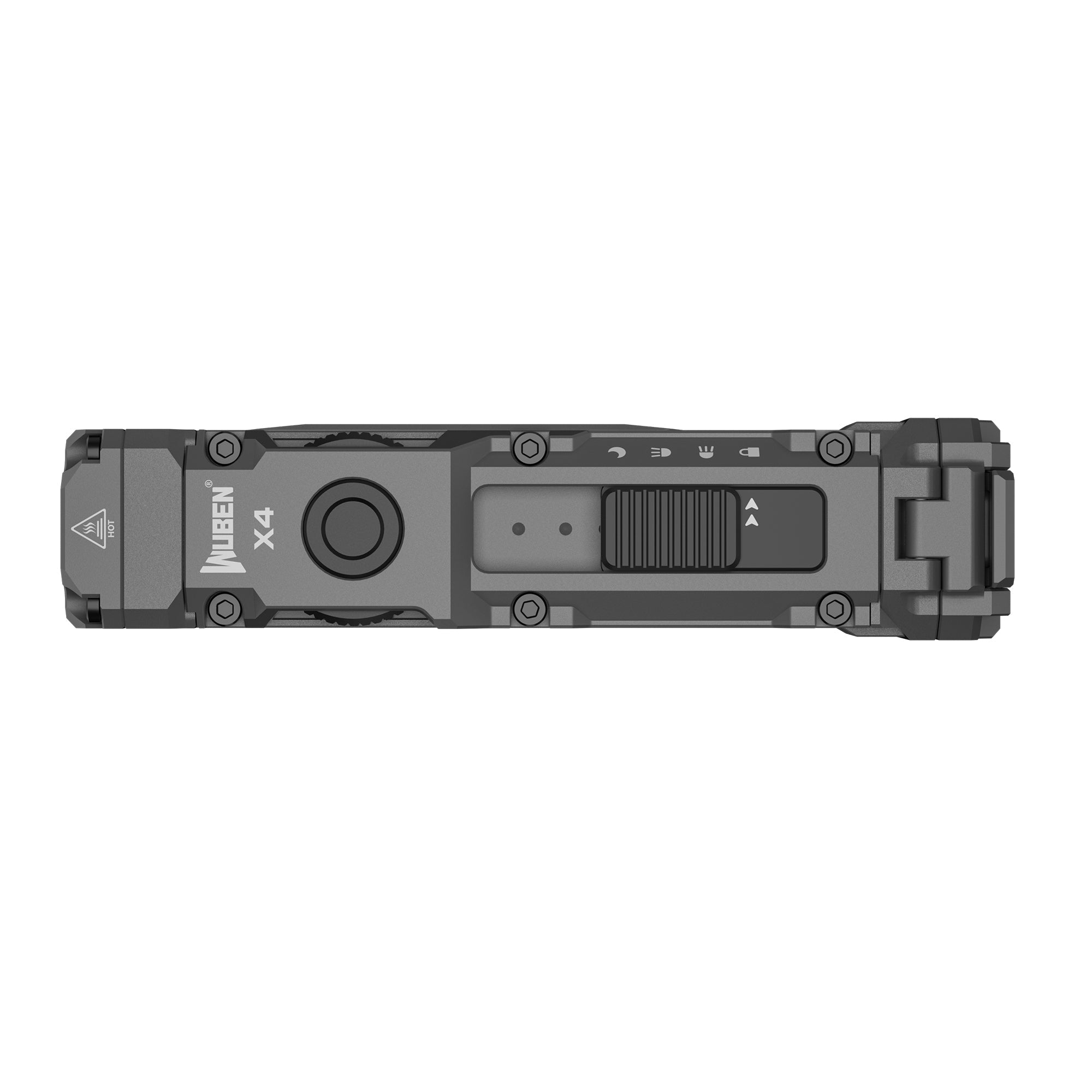 Wuben X4 Multi-Function 1500 Lumen Flat EDC Flashlight