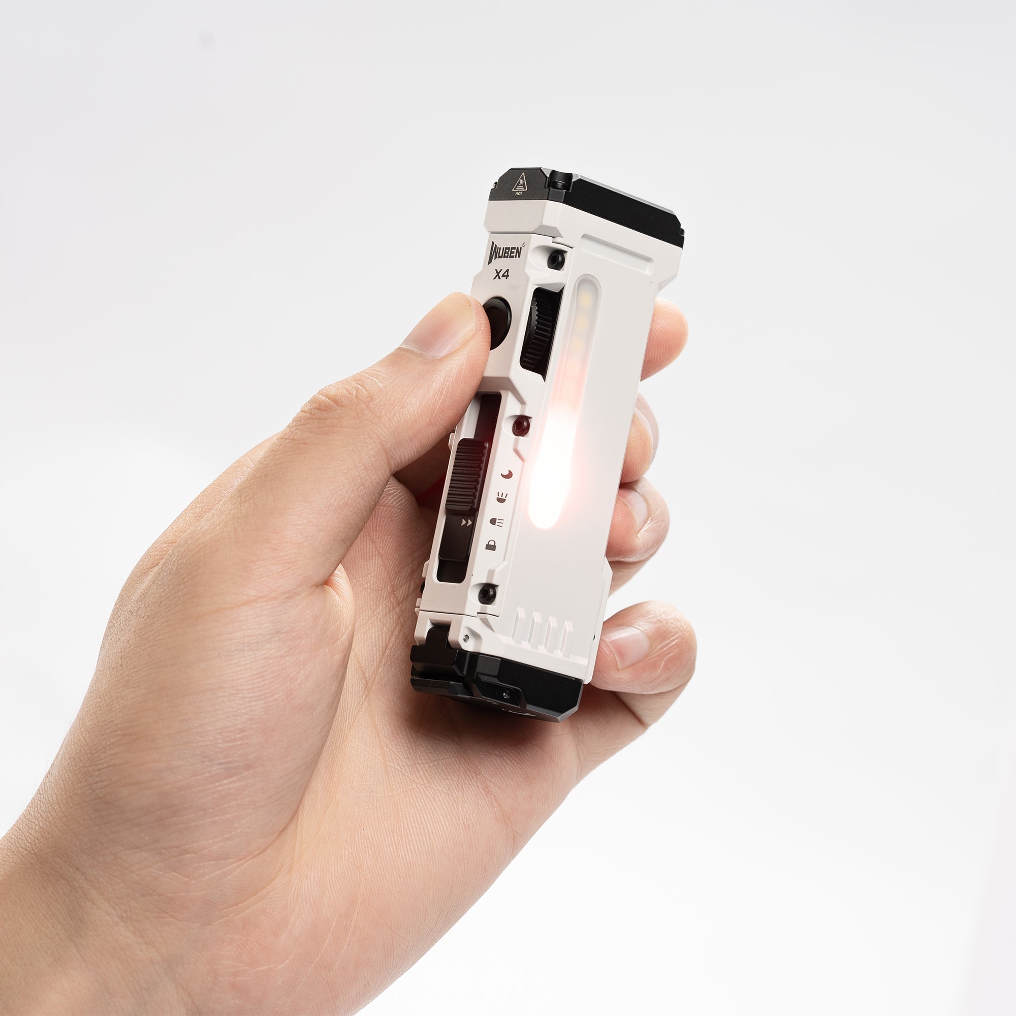 Wuben X4 Multi-Function 1500 Lumen Flat EDC Flashlight