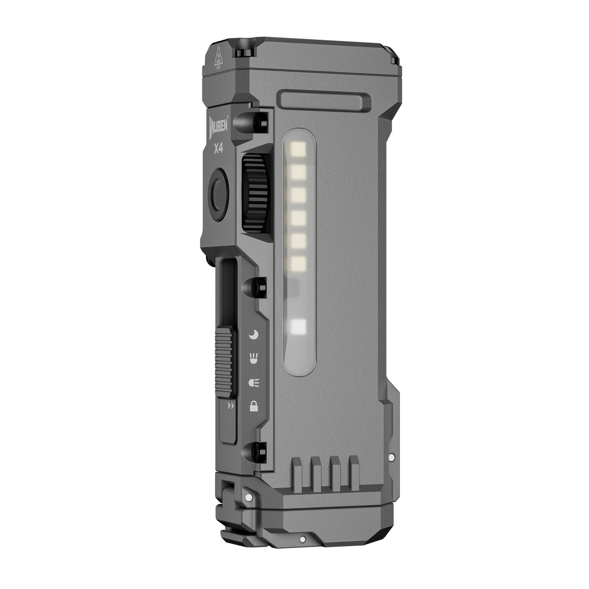 Wuben X4 Multi-Function 1500 Lumen Flat EDC Flashlight