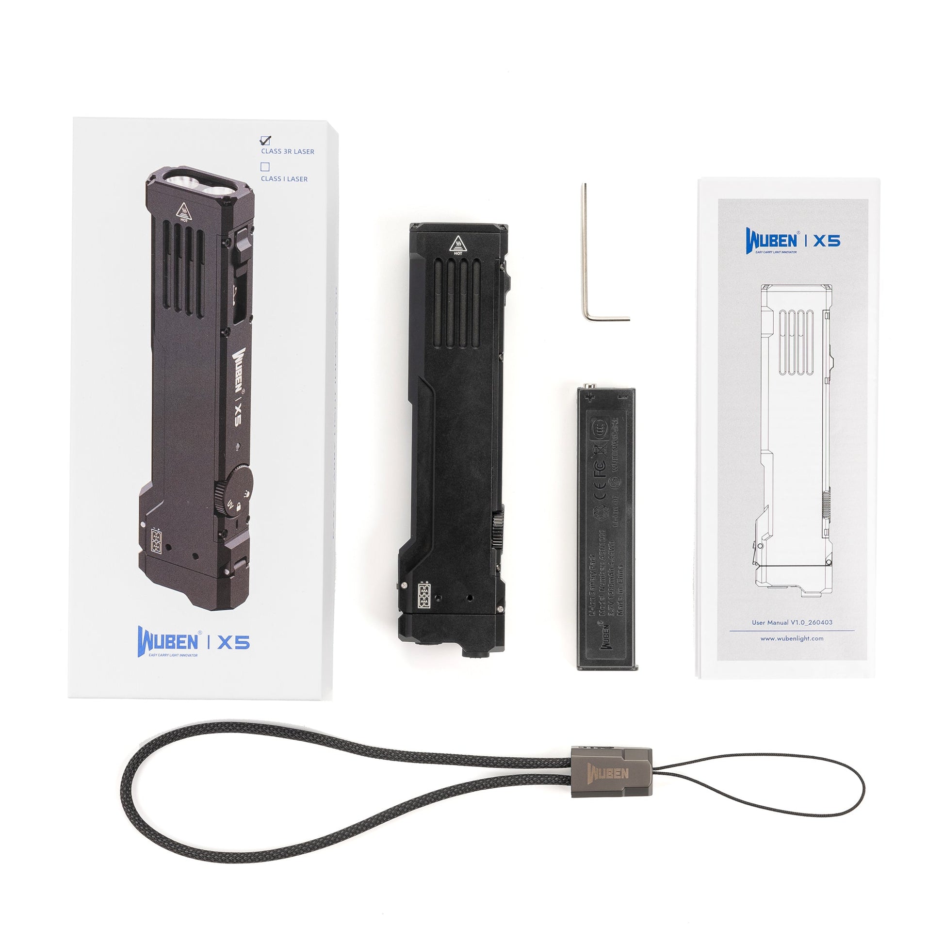 turn phone flashlight into black light WUBEN X5 3-in-1 1300 Lumens Compact EDC Flashlight