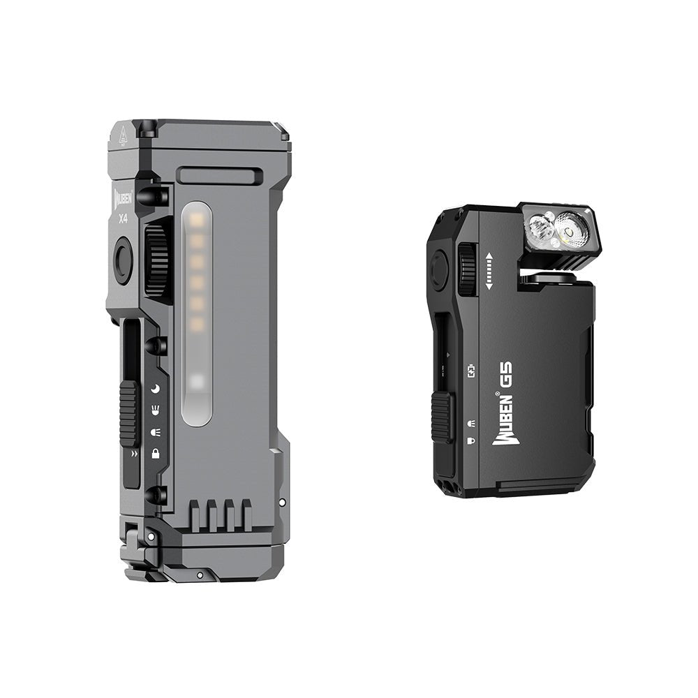 Wuben X4 Compact Multi-Function EDC Flashlight Bundle Sale