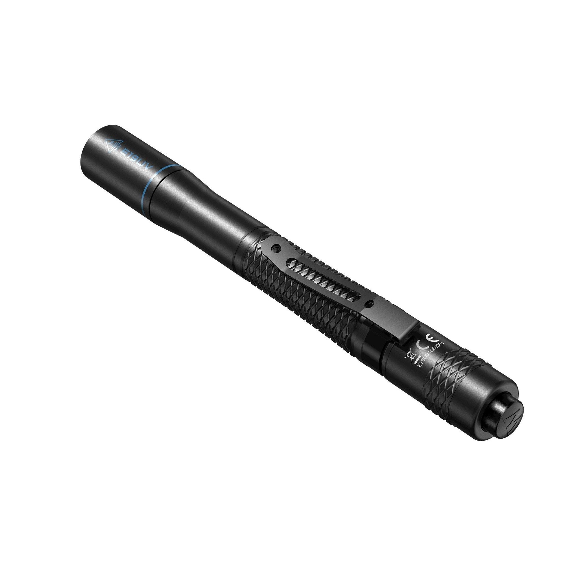 Wuben E19  UV LED Flashlight - Black- Side