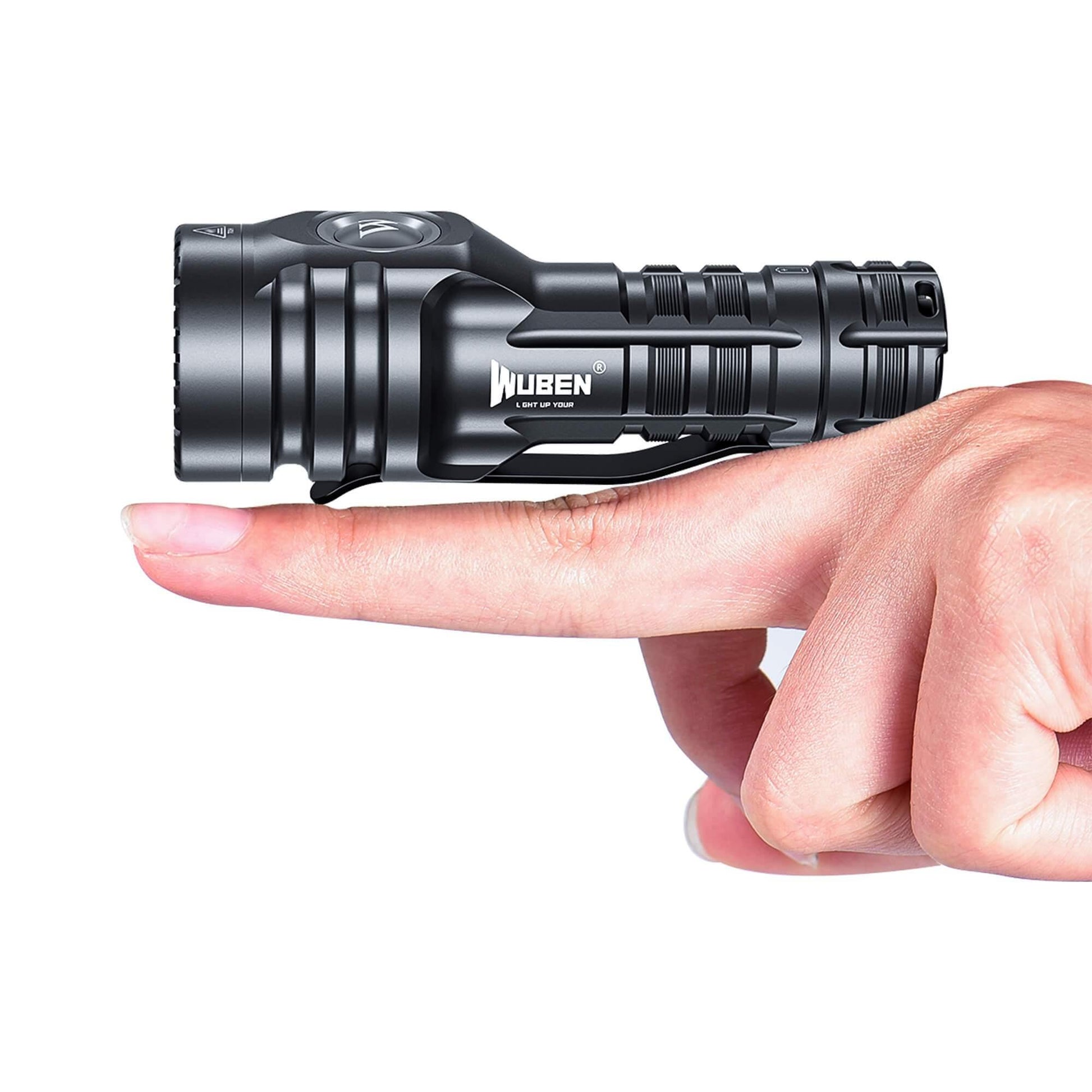 Wuben E6 Small Steel Cannon Strong  Flashlight - Little