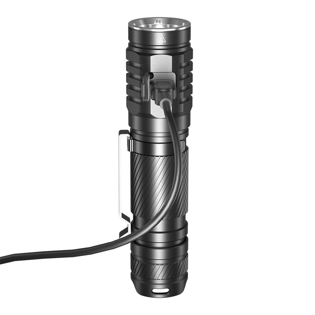 Wuben TO46R High CRI Value Flashlight - 1000 Lumens - Rechargeable-Back View
