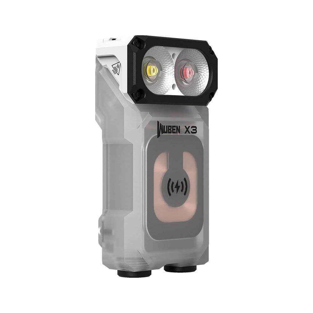 Wuben X3 Review (Wireless Charing, LH351D, GITD) : r/flashlight
