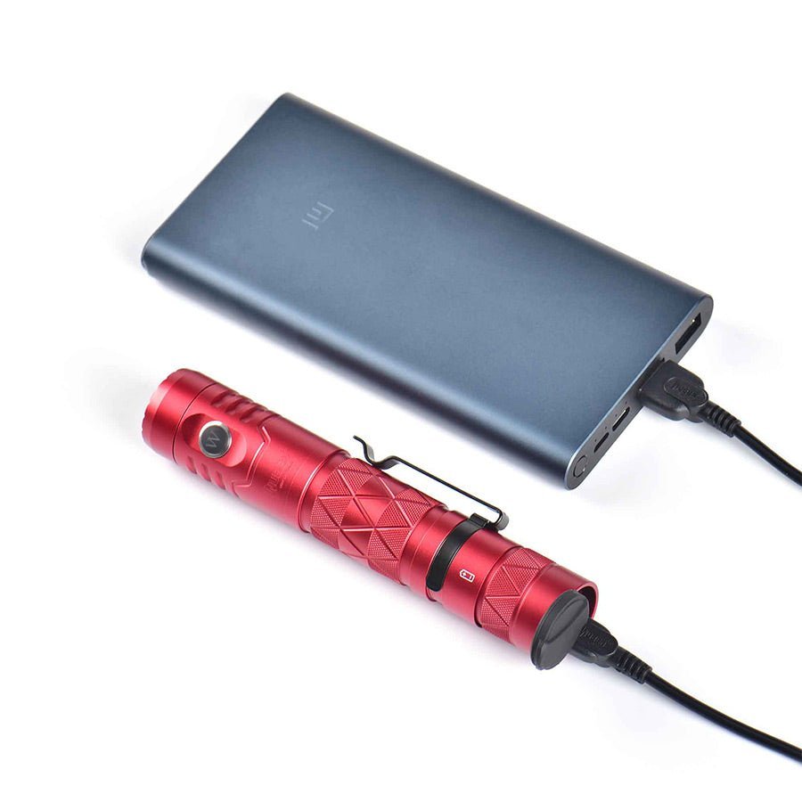 Wuben E12R Flashlight - 1200 Lumens, Type C Charging