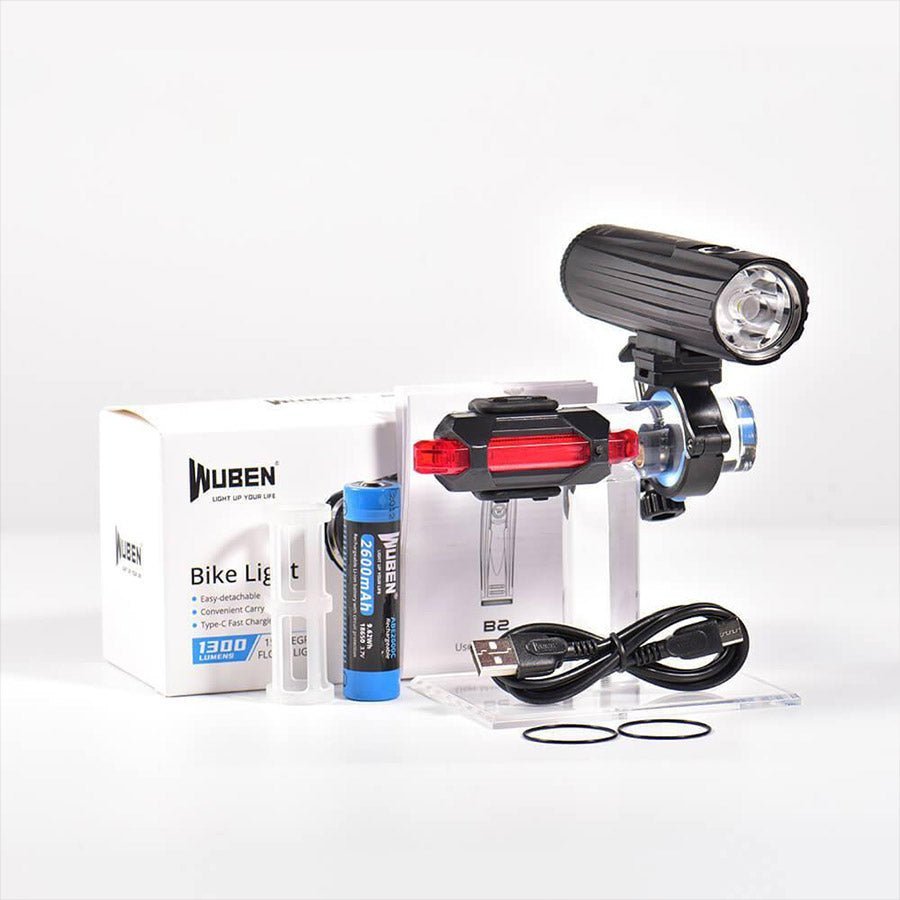 Wuben B2 1300 High Lumens Rechargeable Bike LED Light