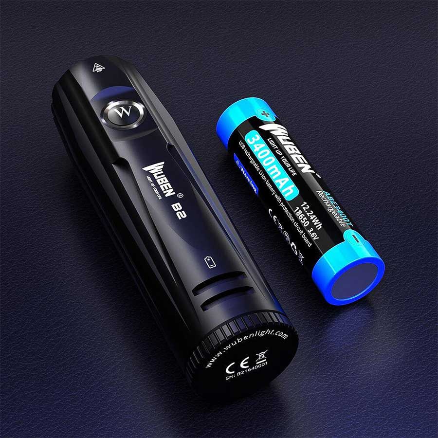 Wuben B2 1300 High Lumens Rechargeable Bike LED Light