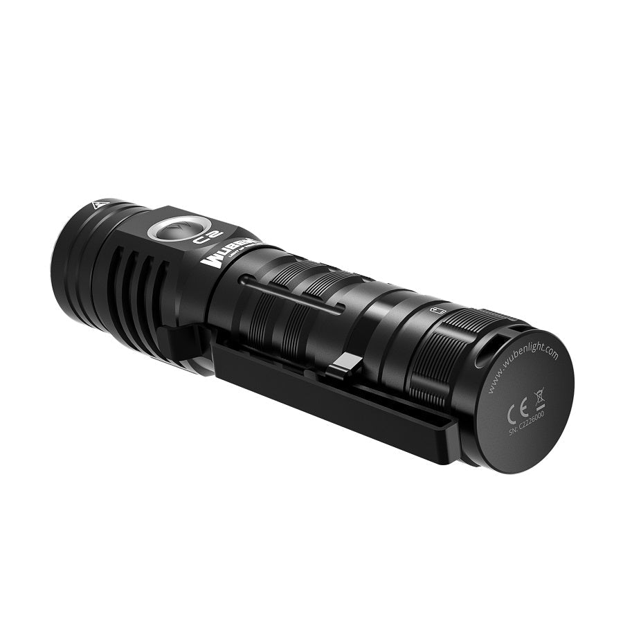 WUBEN C2 2000 Lumens Rechargeable Power Bank EDC Tactical Flashlight