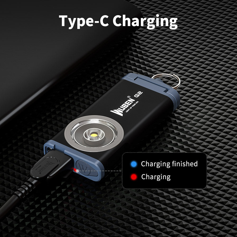 WUBEN G2 Multi-functional Mini EDC LED Keychain Pocket Flashlight
