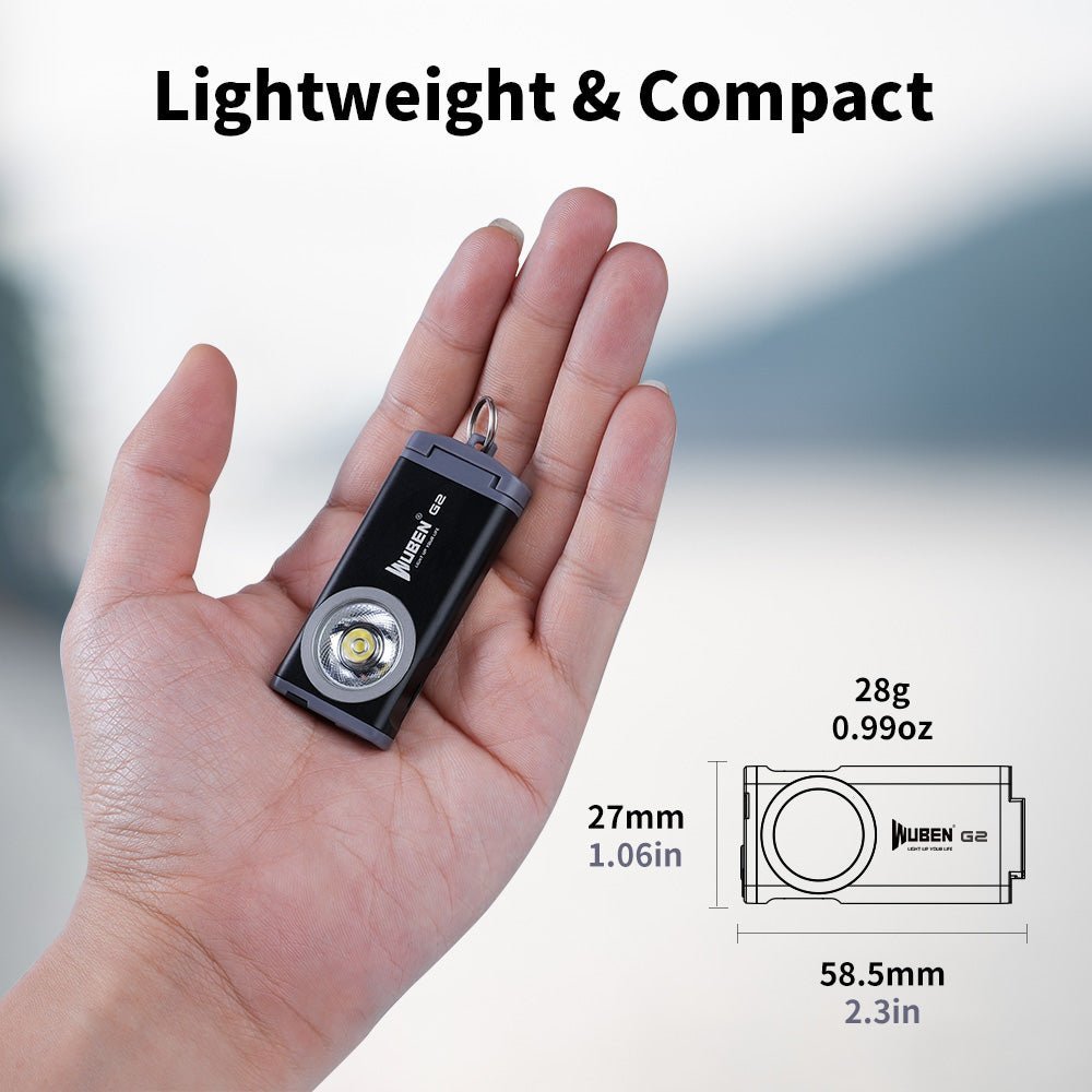 WUBEN G2 Multi-functional Mini EDC LED Keychain Pocket Flashlight