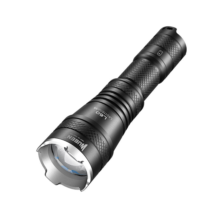 WUBEN L60 Zoomable LED Self Defense Hunting Flashlight - 1200 Lumens