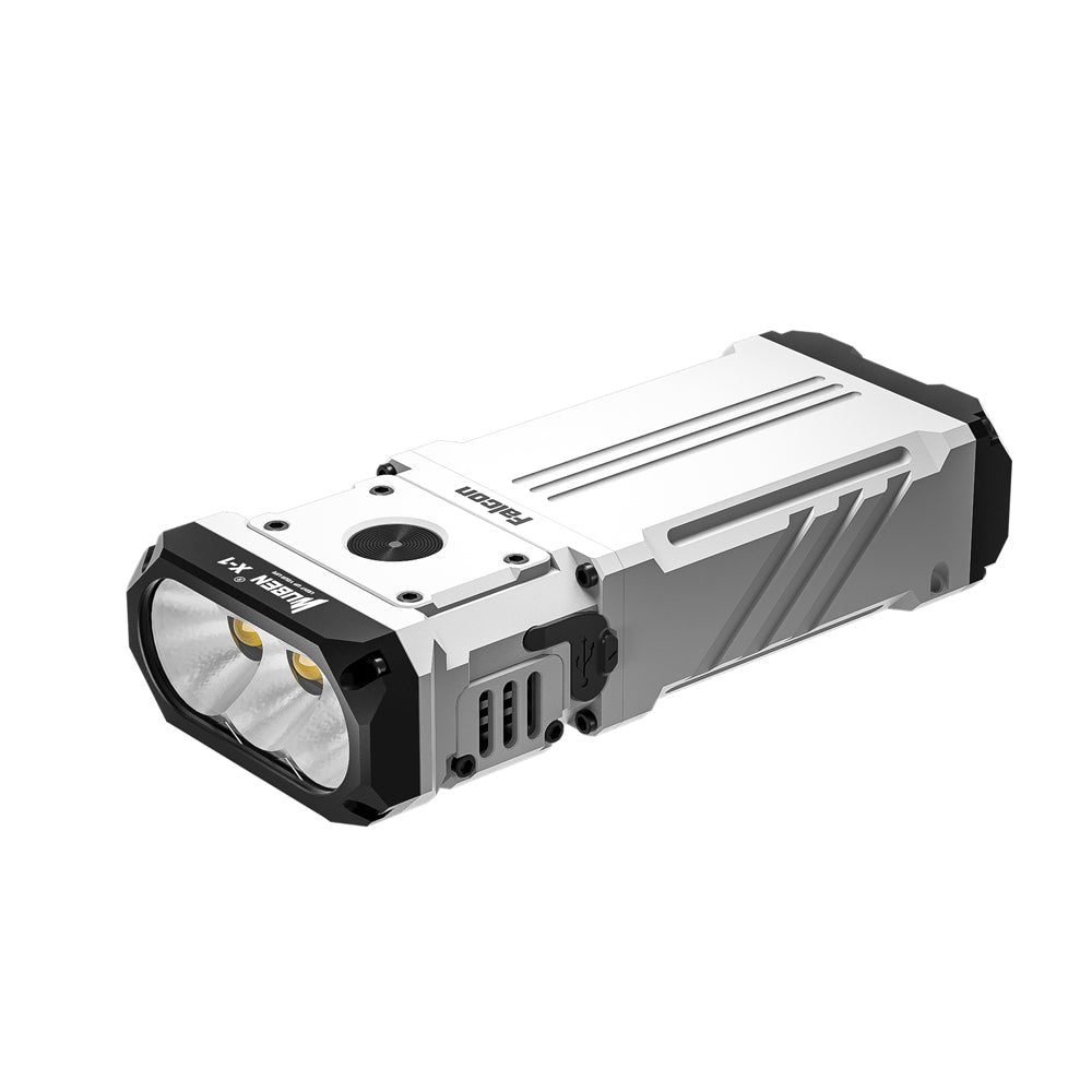 WUBEN X1 懐中電灯 12000ルーメン IP55 白 WUBEN X1 Brightest Rechargeable EDC Flashlight 12000 Lumens