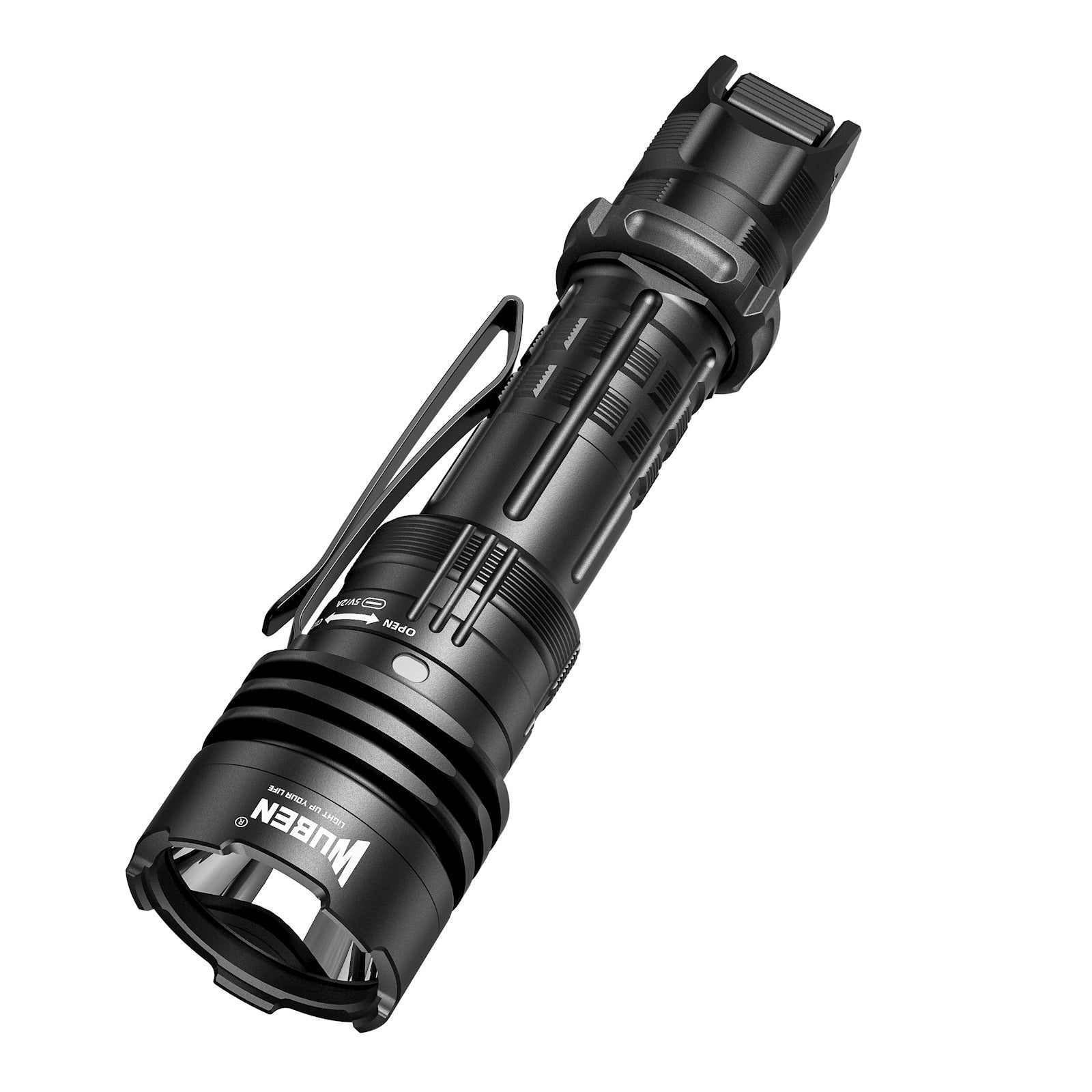 WUBEN T1 タクティカルフラッシュライト WUBEN T1 Tactical EDC Camping Flashlight - 2000 Lumens